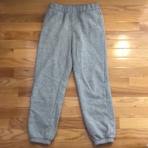 Gray children’s sweatpants/joggers